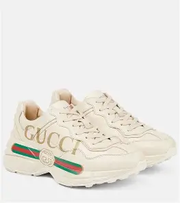 gucci leather sneakers